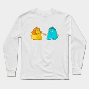 Puffball monsters :) Long Sleeve T-Shirt